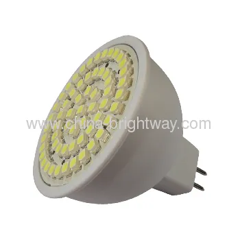 Plastic 3w Smd3528 Mr16 Led Spotlight 
