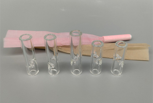 Round Clear Glass Tips