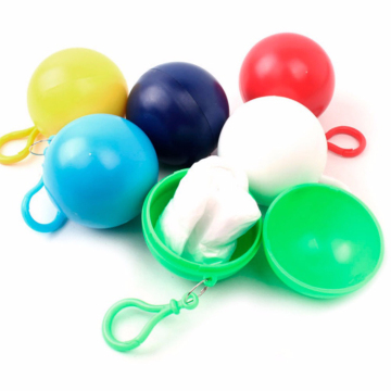 Wholesale Mini Portable Disposable Rain Ponchos - Key Chain Plastic Raincoats for Adults and Kids