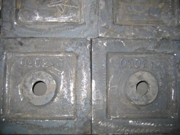 Hrc52-65 , Ak5-15j High Abrasion Cement Mill Liners Conform To Gb/t 8263-1999