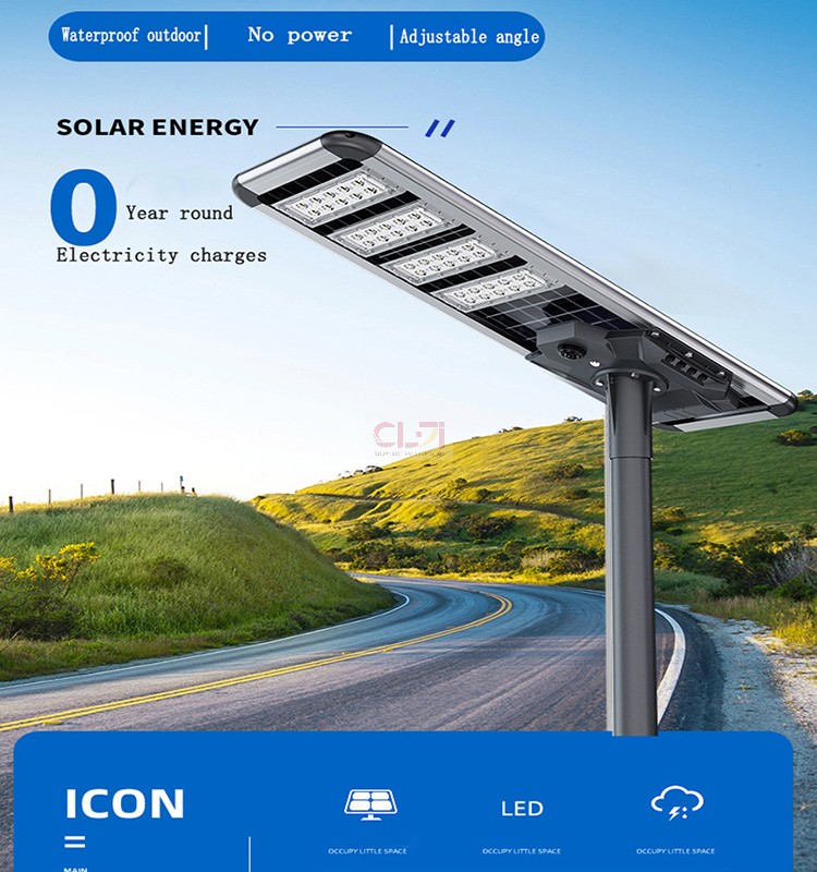 LED All In One Solar Street Lights Outdoor