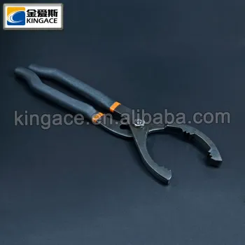 12'' Carbon Steel Black Finished Straight Head Oil Filter Remover Wrench