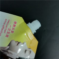 plastic packaging waterproof stand up packaging spout pouch