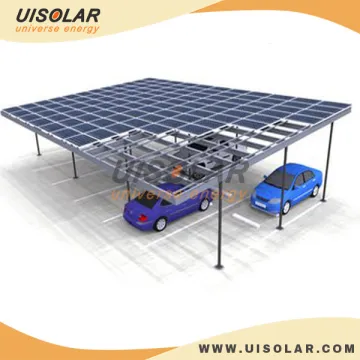 Q235 Galvanized Steel Solar Carport Frame