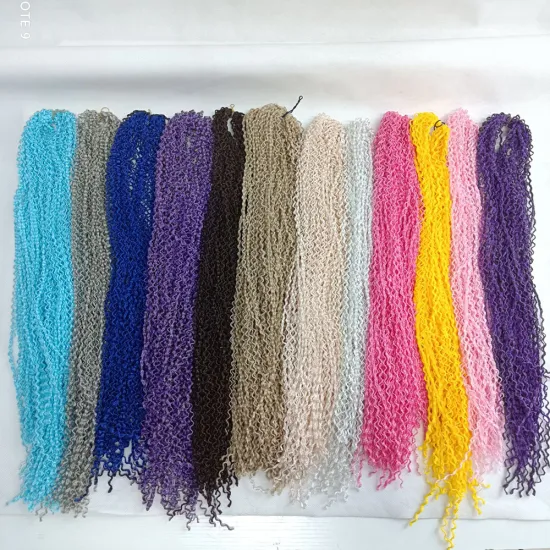 Zizi Braiding hair Micro Zizi Ombre Blonde Purple Blue Grey colors Synthetic Box Braids hair micro Zizi Crochet Braids Hair