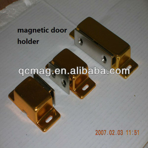 Industrial door magnetic catch