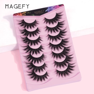 MAANGE Lash Vendor: Wholesale 7 Pairs 3D Faux Mink Dramatic False Eyelashes
