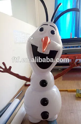 2016 Hot christmas olaf custom inflatable snowman high quality toys