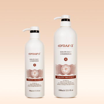 OEM Großhandel sulfatfreier Anti-Dandruff-Kokoskeratkeratin-Haar Shampoo Conditioner Kit