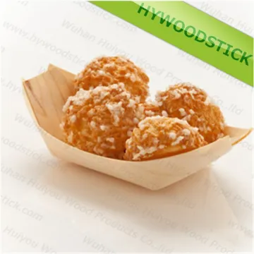 Natural Disposable All size Food Box Decorate Boat Sushi Boat Pine Boat