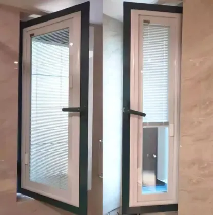 Blinds glass windows double glass