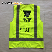 reflective safety vest zipper