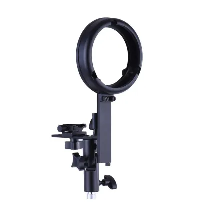 L Bracket Speedlight Speedlite Flash Mount with Bowens Adapter for Softbox & Reflectors