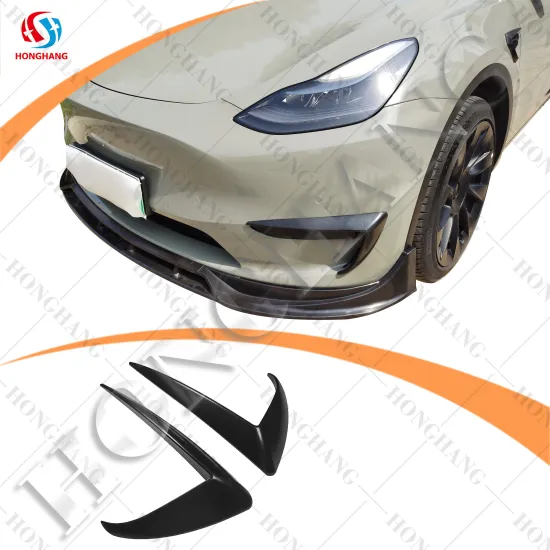Honghang Fog Lamp Eyebrow Cover Trim Frame for Tesla Model Y 2019-2021