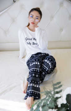 Light soft polar fleece pajama set