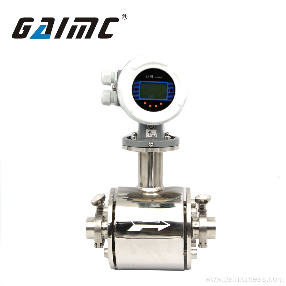 4-20ma output digital water electromagnetic flow meter