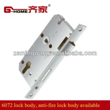 6072 mortise lock body with zinc alloy latch & bolt