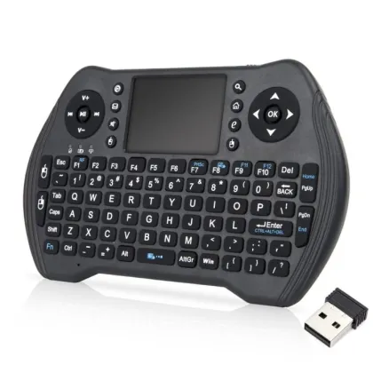 Wireless Gaming Keyboard and Mouse Combo: Computer MT10 Fly Mini Air Mouse and Keyboard