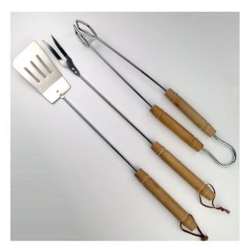 3pc Stainless Steel bbq tool set