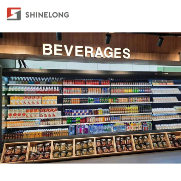 Commercial Freezer with Glass Door for Supermarket Display