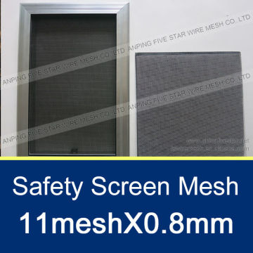 304/316 Stainless Steel Safety Screen Mesh 11 mesh 0.8mm
