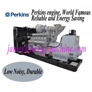 500kW Diesel generator set powered by Perkins engine