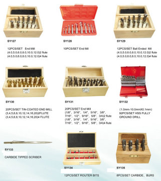 Milling and Drilling Cutter Set