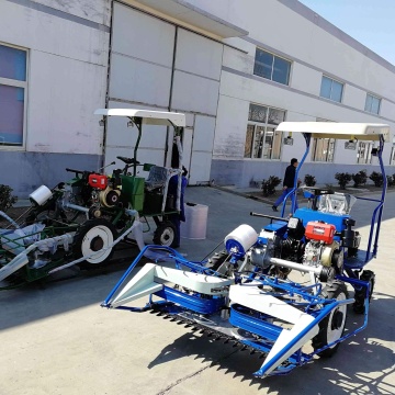 High-Speed Ride-On Reaper Binder for Small Rice and Wheat Harvesting