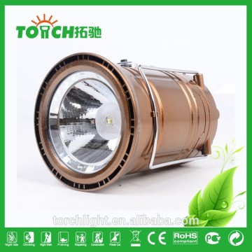 ABS Plastic Solar Rechargeable Camp Light high power super bright flashlight by 3*AA battery tent lamp emergency lantern
