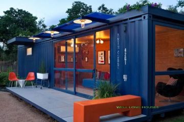 Modern Modified Container House Double / Single Glazing For Single Apartment