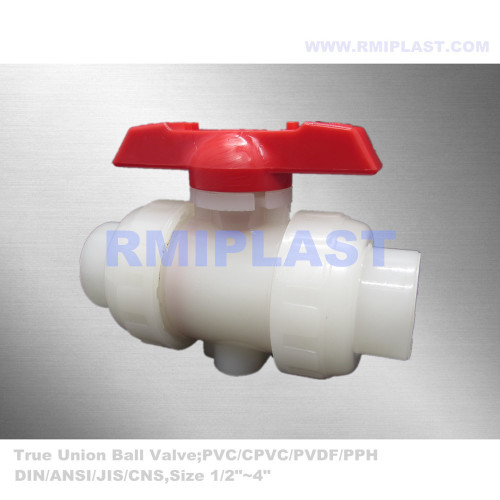PVDF -kogelventiel Socket Fusion PN10