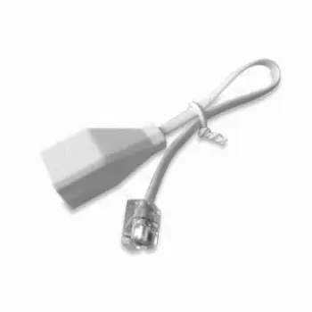 UK Plug to Jack with 3, 6, 15, 30, 50U-inch, RoHS and REACH Marks