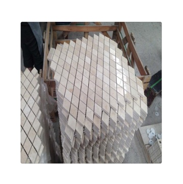 Beige Marble Rhomboid Mosaic
