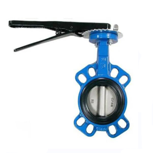 Butfly Valves de type de vilers de plaquette manuelle