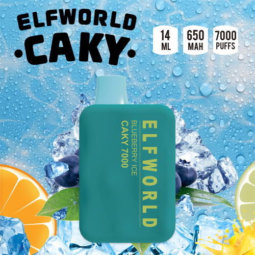 Original Elf World Caky 7000Puffs Rechargeable Vape