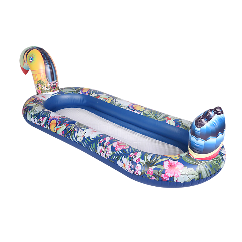 Customize Inflatable Toucan PVC lounger Pool Rafts