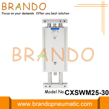 SMC Typ CXSWM25-30 pneumatische Doppelstangen-Luftzylinder