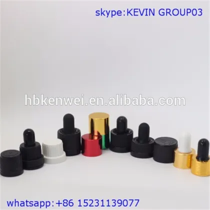 bottle pipet seal 30ml gold color bottle with 18mm mouth childproof cap