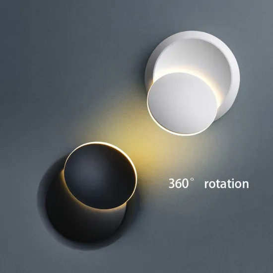 Creative 360 Degrees Rotatable LED Wall Light for Bedrooms and Living Rooms