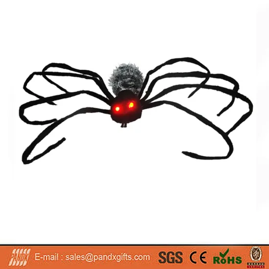 FESTIVAL PARTY ITEM LED LIGHT UP CREEPY SPIDER/TARANTULA FOR HALLOWEEN GARDEN DECORATION                        
                                                Quality Choice