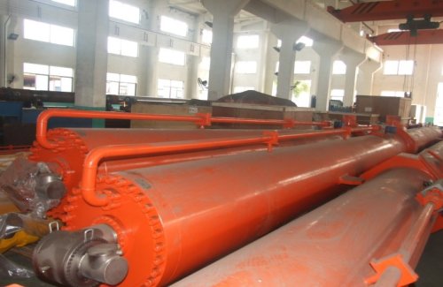 1000kn - 11m Dam Deep Hole Radial Gate Double Acting Hydraulic Cylinder Qhsy