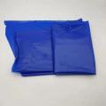 Blue heat sealable soft PVC film