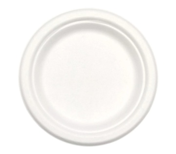 6 inch Eco-friendly Convenient Microwavable Freezer Safe Fiber Pulp Takeaway Disposable plate for Restaurant