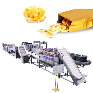 Automatische Produktionslinie für gebratene Kartoffelchips - industrielle kommerzielle Kartoffelchips Herstellung Maschine