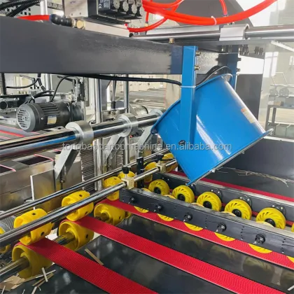 FFG Inline 4 Color Printing Slotting Die-Cutting Folder Gluing Strapping Box Making Line Machine