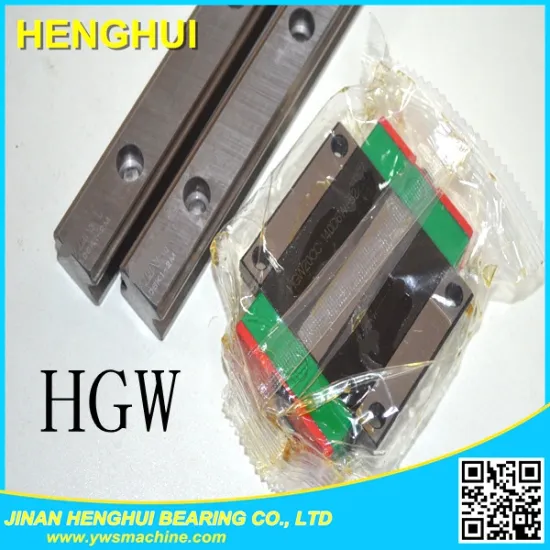 Linear Guide Rail and Sliding Block Bearing Hgw20