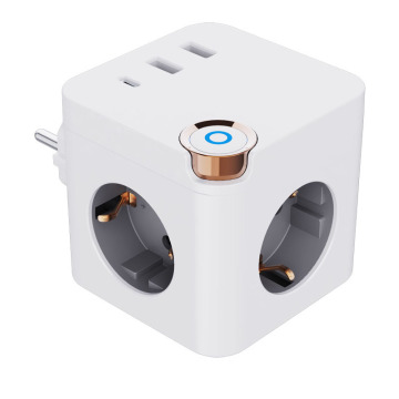 Durable Cube Socket: High Power Wall Electric Sockets and Switch for New Model Home Offices