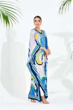 2023 Custom Printed Islamic Women Kaftan Dresses Wholesale at Clothing Factories