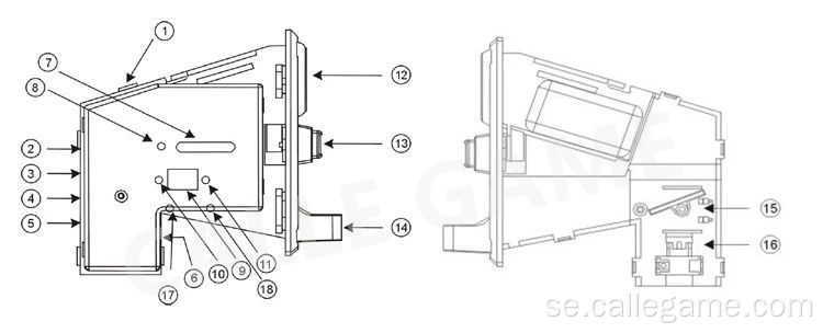 Partihandel Multi Coin Acceptor för PC Control