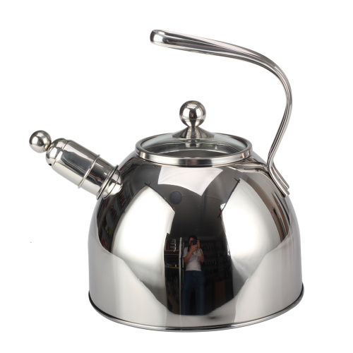 Stainless Steel Hollow Out Design Whistling Kettle